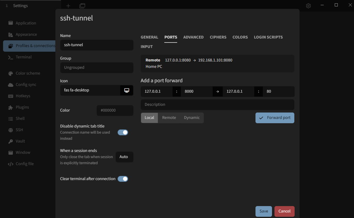 内网穿透/反向代理-Home PC